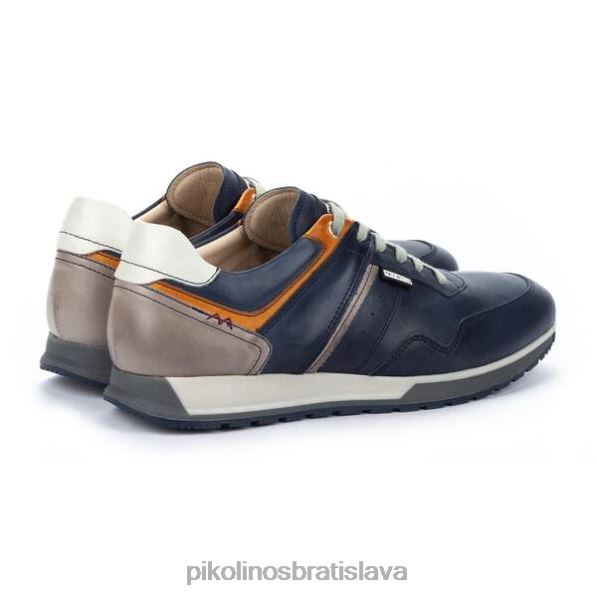 obuv Modrá Pikolinos 640B4455 cambil šnurovacie tenisky muži
