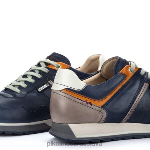 obuv Modrá Pikolinos 640B4455 cambil šnurovacie tenisky muži