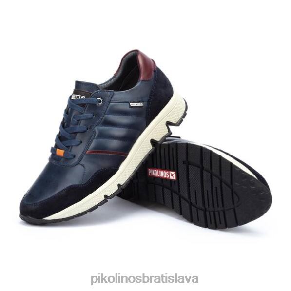 obuv Modrá Pikolinos 640B4468 šnurovacie tenisky ferrol ferrol muži