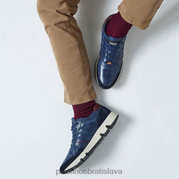 obuv Modrá Pikolinos 640B4468 šnurovacie tenisky ferrol ferrol muži