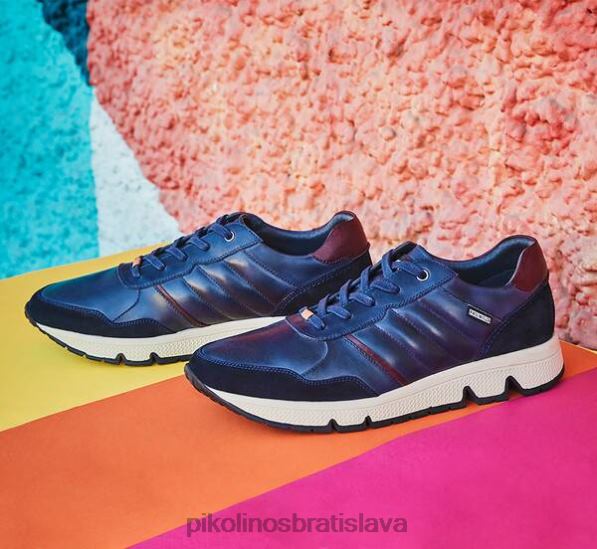 obuv Modrá Pikolinos 640B4468 šnurovacie tenisky ferrol ferrol muži