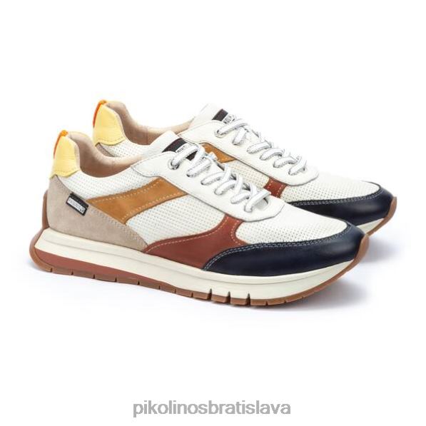 obuv Modrá Pikolinos 640B4494 olejové viacfarebné tenisky muži