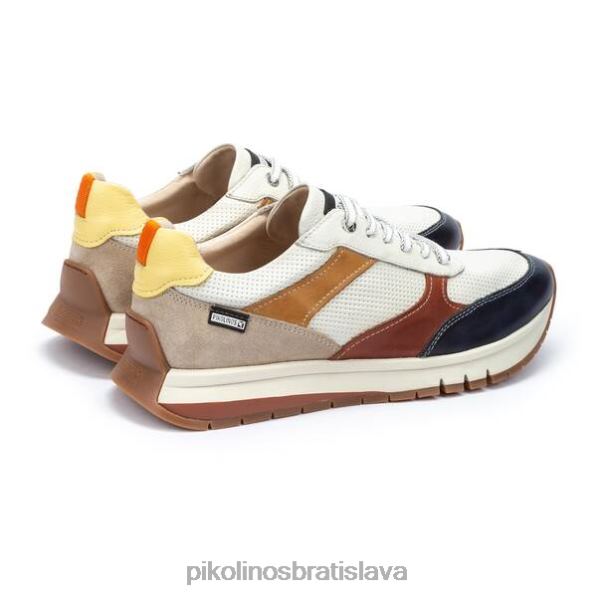 obuv Modrá Pikolinos 640B4494 olejové viacfarebné tenisky muži