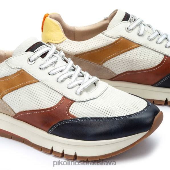 obuv Modrá Pikolinos 640B4494 olejové viacfarebné tenisky muži