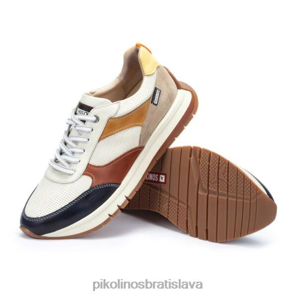 obuv Modrá Pikolinos 640B4494 olejové viacfarebné tenisky muži