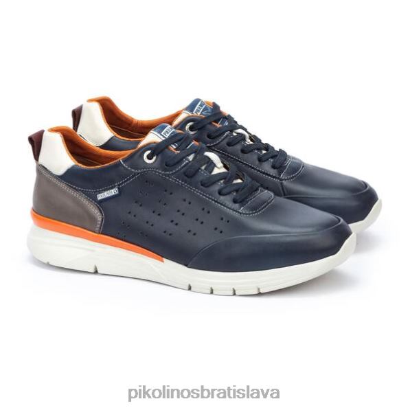 obuv Modrá Pikolinos 640B4886 mojacar mojacar ležérne tenisky muži