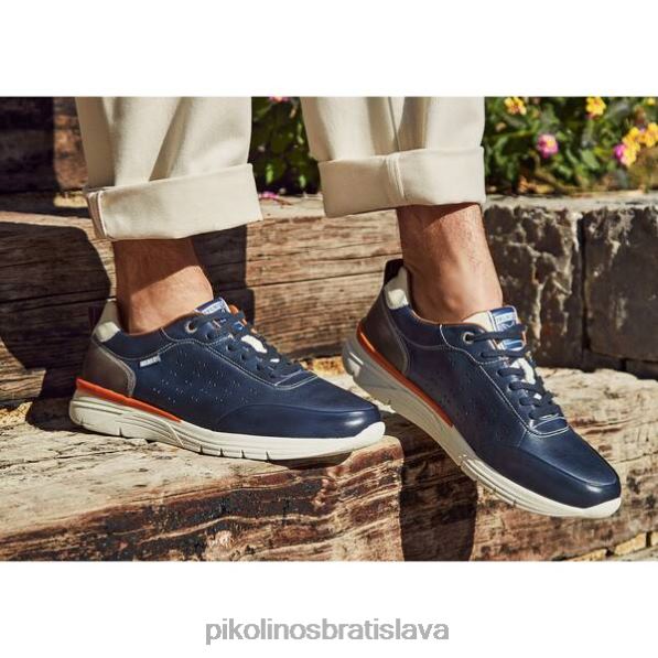 obuv Modrá Pikolinos 640B4886 mojacar mojacar ležérne tenisky muži