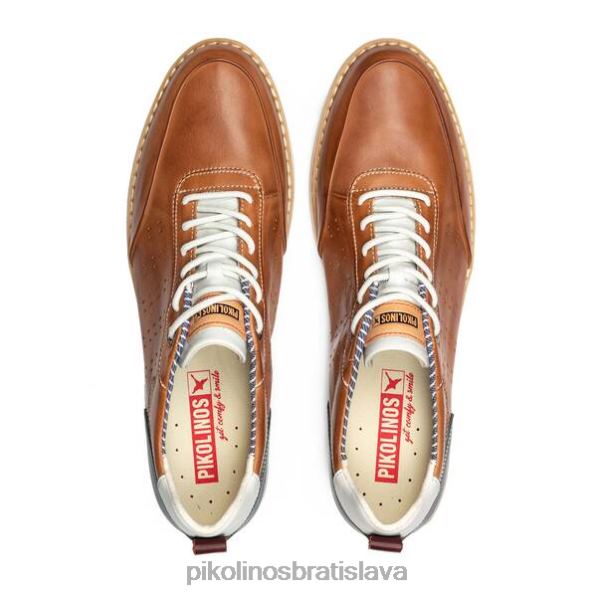 obuv brandy Pikolinos 640B4495 kožené tenisky jucar s perforovanými bočnými detailmi muži