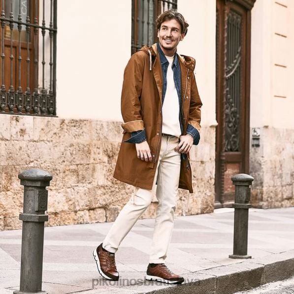 obuv cuero Pikolinos 640B4467 šnurovacie tenisky ferrol ferrol muži