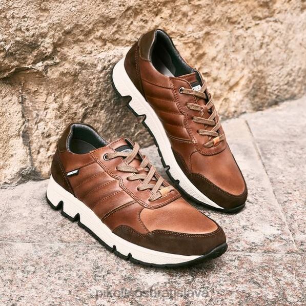 obuv cuero Pikolinos 640B4467 šnurovacie tenisky ferrol ferrol muži