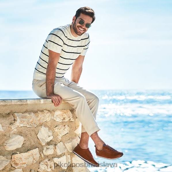 obuv cuero Pikolinos 640B4485 teniska liverpool s detailmi muži