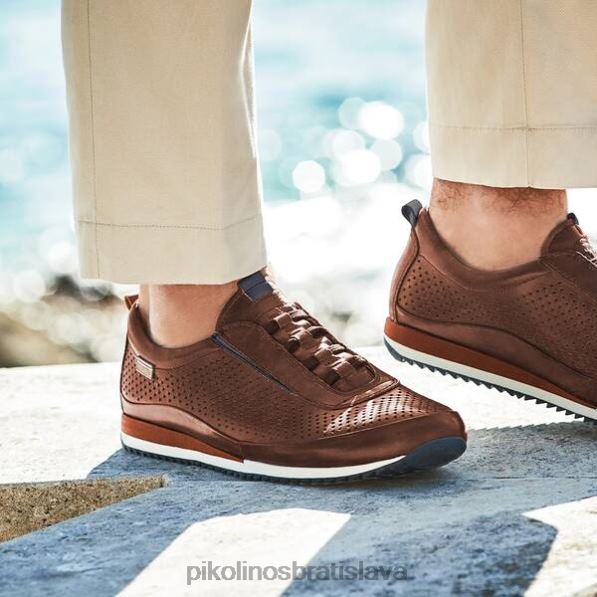 obuv cuero Pikolinos 640B4485 teniska liverpool s detailmi muži