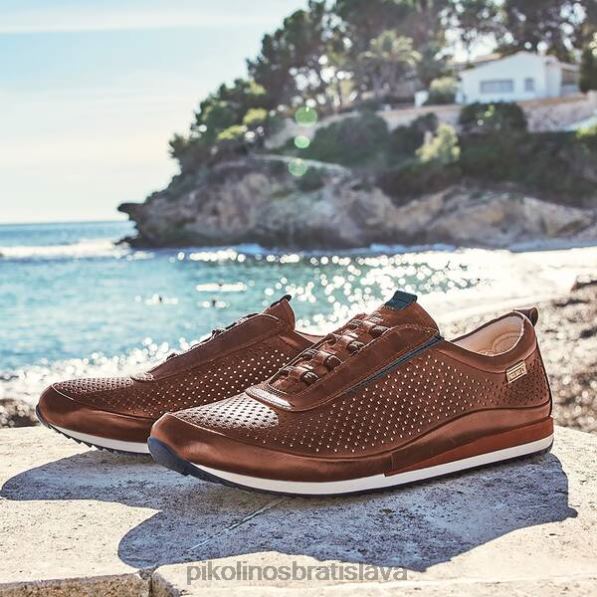 obuv cuero Pikolinos 640B4485 teniska liverpool s detailmi muži