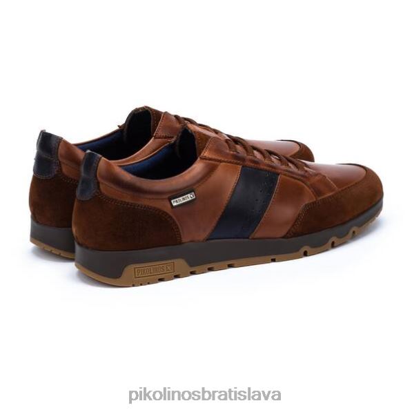 obuv cuero Pikolinos 640B4859 Kožené tenisky alarcon s elastickým zapínaním muži