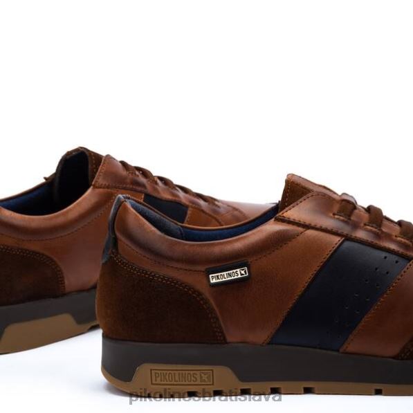 obuv cuero Pikolinos 640B4859 Kožené tenisky alarcon s elastickým zapínaním muži
