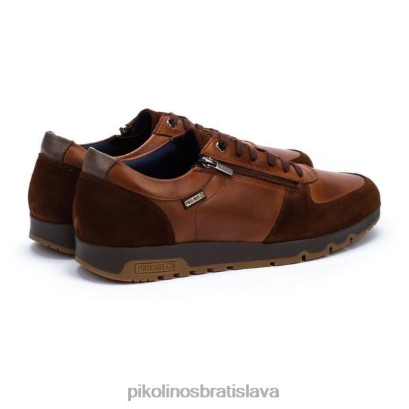 obuv cuero Pikolinos 640B4875 Kožené tenisky alarcon so zapínaním na zips muži
