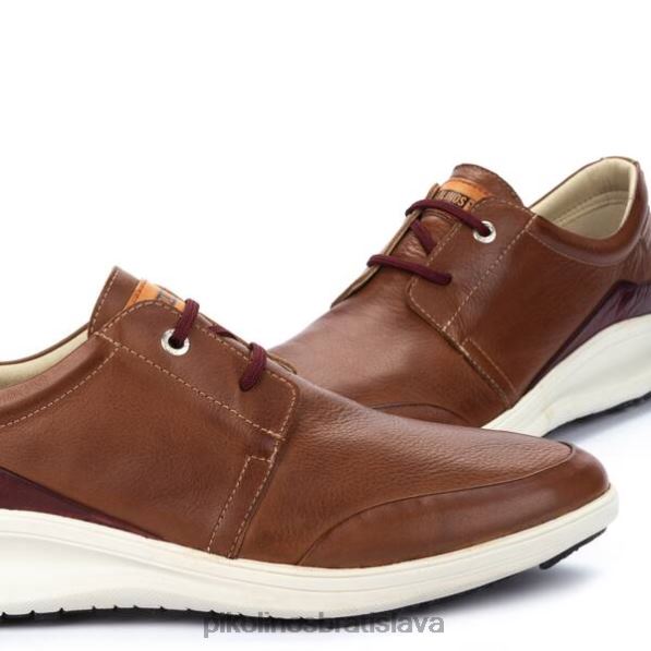 obuv cuero Pikolinos 640B4929 šnurovacie tenisky corbera muži