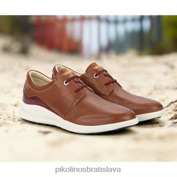 obuv cuero Pikolinos 640B4929 šnurovacie tenisky corbera muži