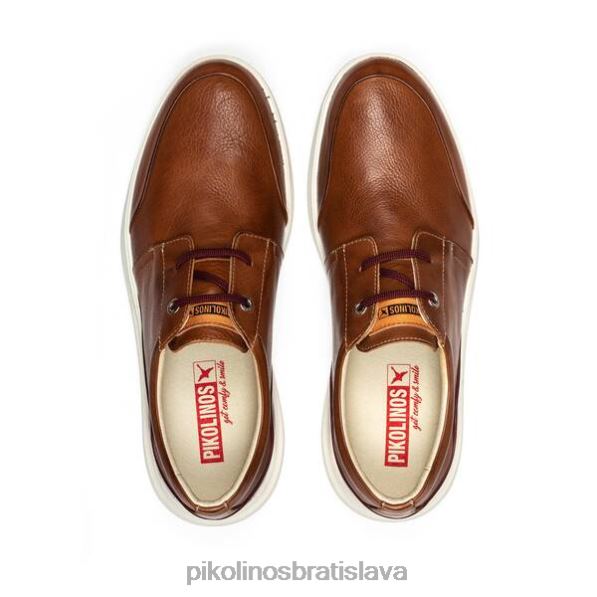 obuv cuero Pikolinos 640B4929 šnurovacie tenisky corbera muži