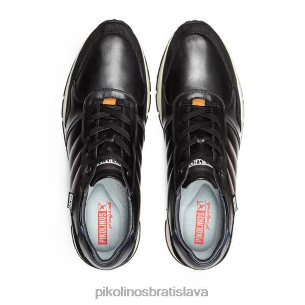 obuv čierna Pikolinos 640B4466 šnurovacie tenisky ferrol ferrol muži