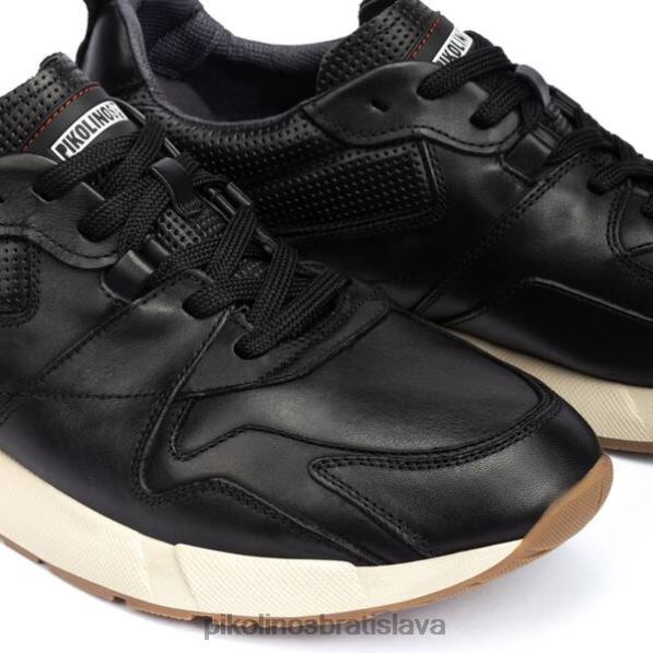 obuv čierna Pikolinos 640B4867 šnurovacie tenisky meliana s extra ľahkou podrážkou v muži