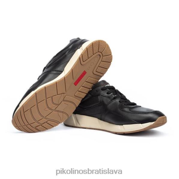 obuv čierna Pikolinos 640B4867 šnurovacie tenisky meliana s extra ľahkou podrážkou v muži