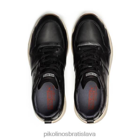 obuv čierna Pikolinos 640B4867 šnurovacie tenisky meliana s extra ľahkou podrážkou v muži