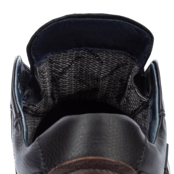 obuv čierna Pikolinos 640B4877 kožené tenisky cambil muži