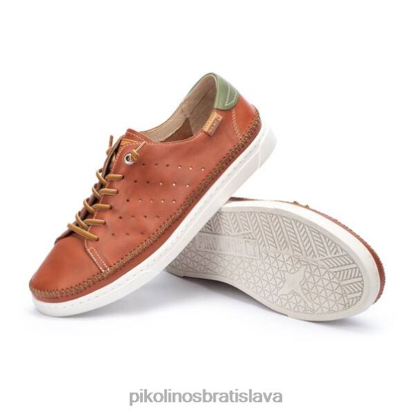 obuv tehla Pikolinos 640B4490 Alicante tenisky s perforovanými detailmi muži