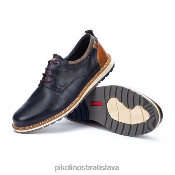 obuv Modrá Pikolinos 640B4597 berna berna šnurovacie topánky muži