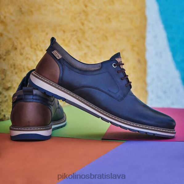 obuv Modrá Pikolinos 640B4597 berna berna šnurovacie topánky muži