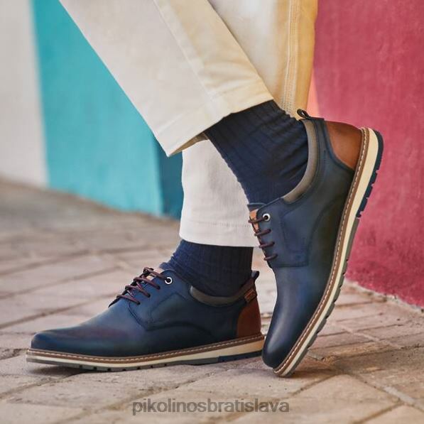 obuv Modrá Pikolinos 640B4597 berna berna šnurovacie topánky muži