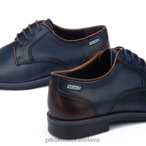obuv Modrá Pikolinos 640B4608 leon leon šnurovacie topánky muži