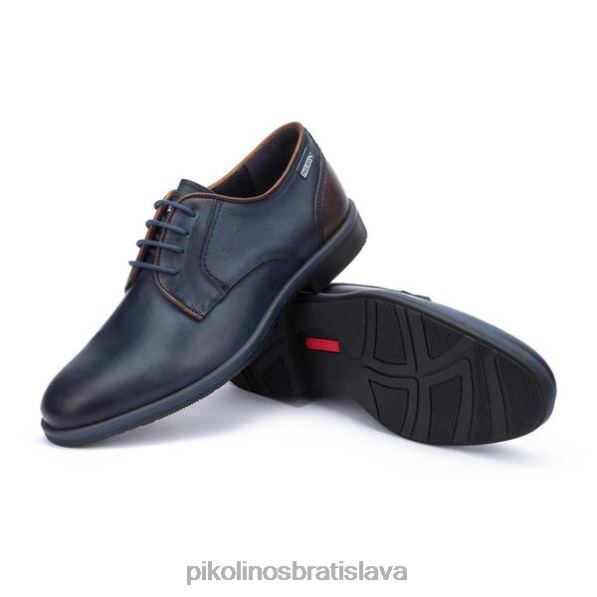 obuv Modrá Pikolinos 640B4608 leon leon šnurovacie topánky muži