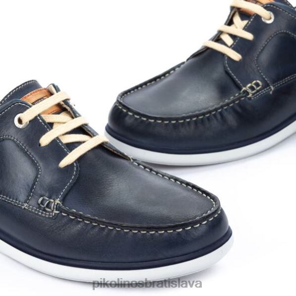 obuv Modrá Pikolinos 640B4893 arénová šnurovacia topánka muži