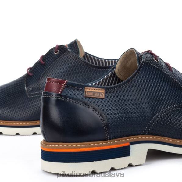 obuv Modrá Pikolinos 640B4917 alko šnurovacia topánka muži