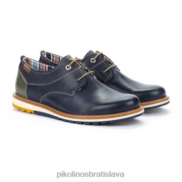 obuv Modrá Pikolinos 640B4925 berna basic topánky na šnurovanie muži