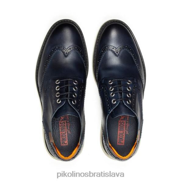 obuv Modrá Pikolinos 640B4984 jantárová ležérna topánka na šnurovanie muži