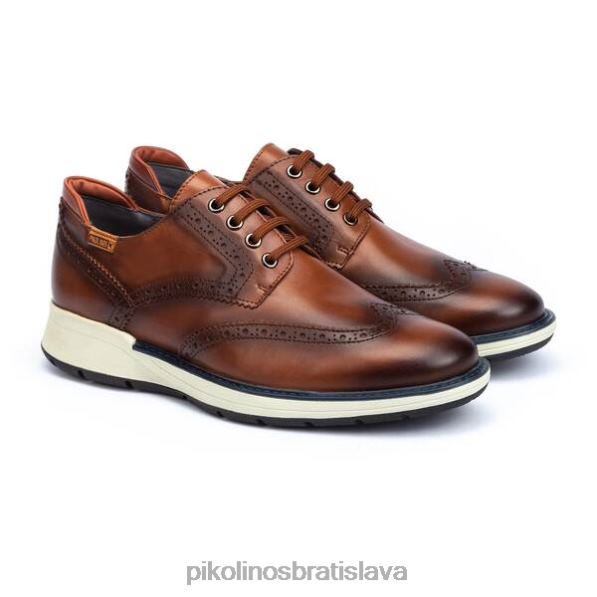 obuv cuero Pikolinos 640B4899 kožené derby topánky busot so športovou podrážkou muži