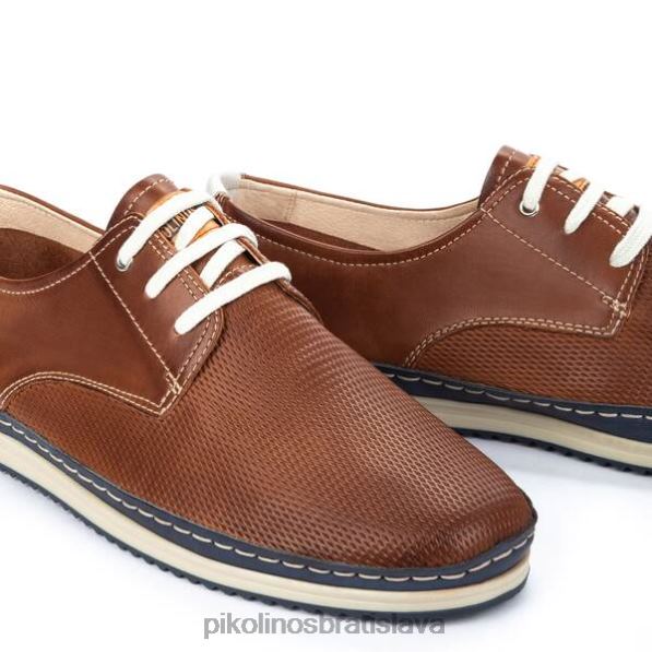 obuv cuero Pikolinos 640B4976 motril ležérne topánky na šnurovanie muži