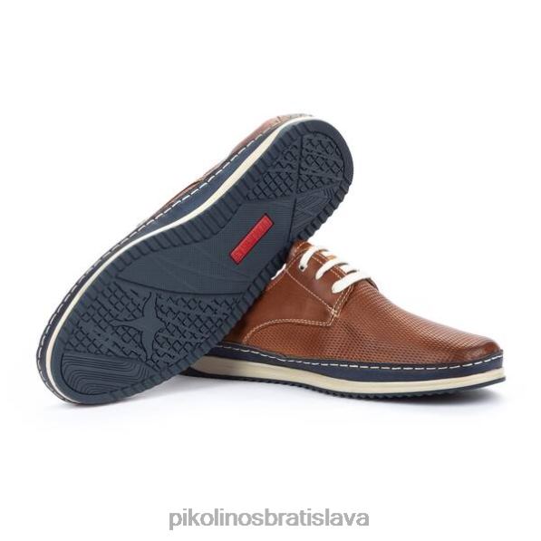 obuv cuero Pikolinos 640B4976 motril ležérne topánky na šnurovanie muži