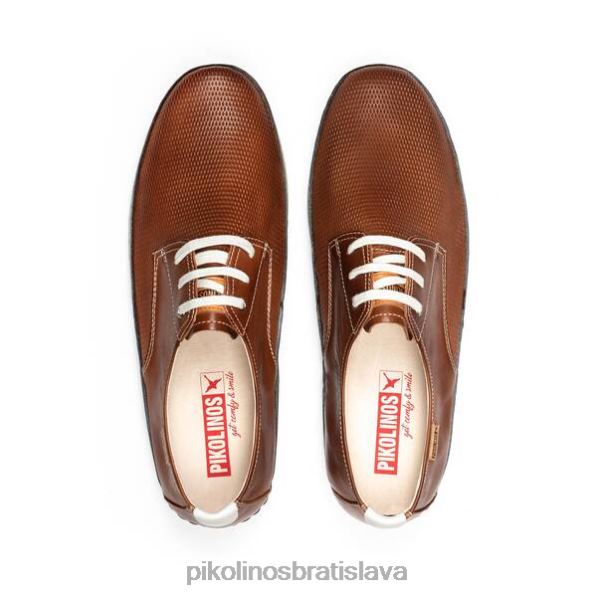 obuv cuero Pikolinos 640B4976 motril ležérne topánky na šnurovanie muži