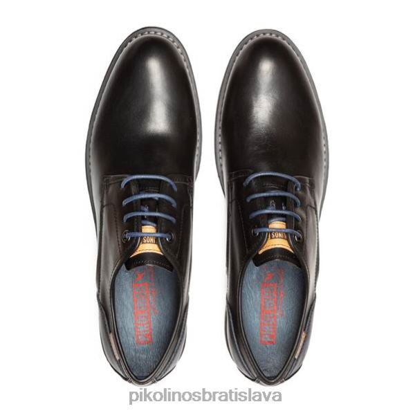 obuv čierna Pikolinos 640B4587 york york topánky na šnurovanie muži