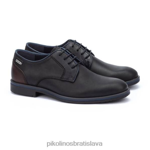 obuv čierna Pikolinos 640B4606 leon leon šnurovacie topánky muži