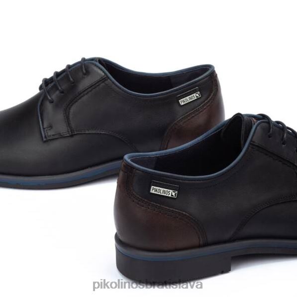 obuv čierna Pikolinos 640B4606 leon leon šnurovacie topánky muži