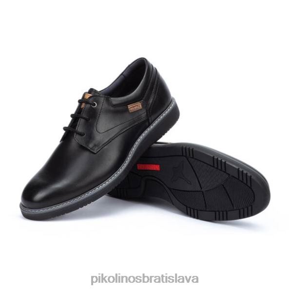 obuv čierna Pikolinos 640B4616 avila avila topánky na šnurovanie muži