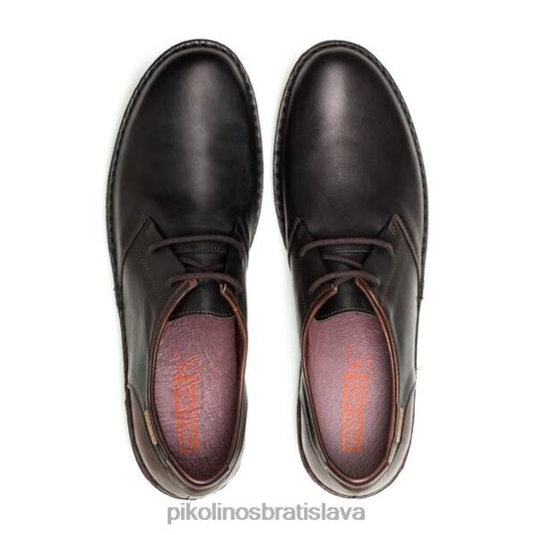 obuv čierna Pikolinos 640B4946 santiago ležérne topánky na šnurovanie muži