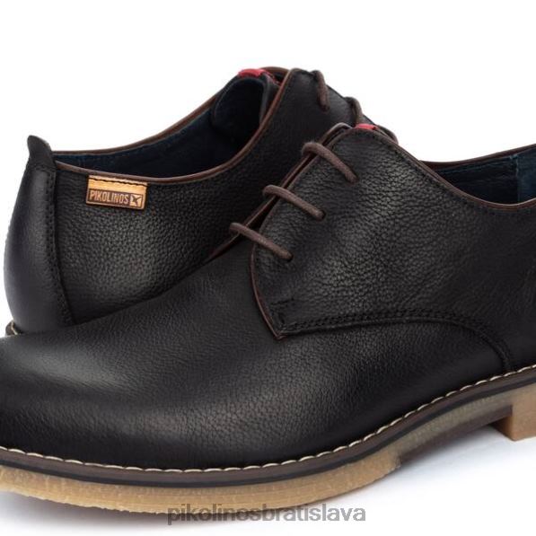 obuv čierna Pikolinos 640B4985 irun elegantná topánka na šnurovanie muži