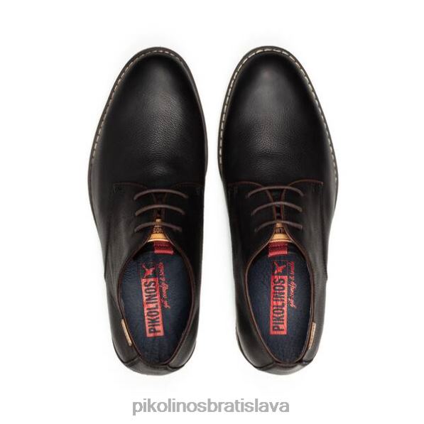 obuv čierna Pikolinos 640B4985 irun elegantná topánka na šnurovanie muži