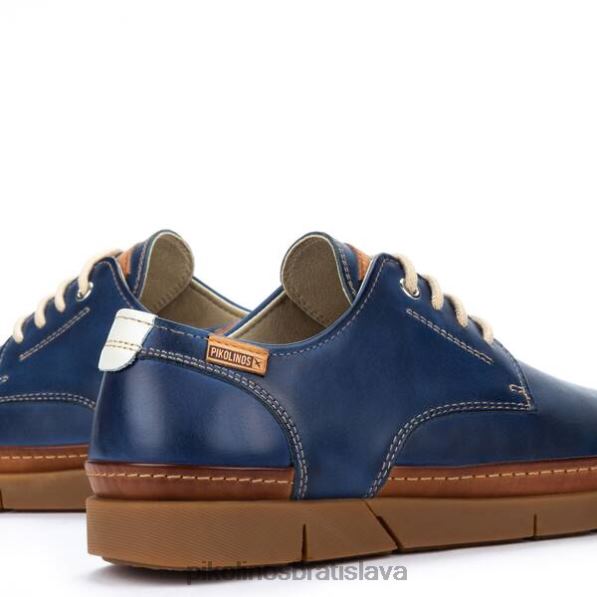 obuv kráľovská modrá Pikolinos 640B4950 palamos ležérna topánka na šnurovanie muži